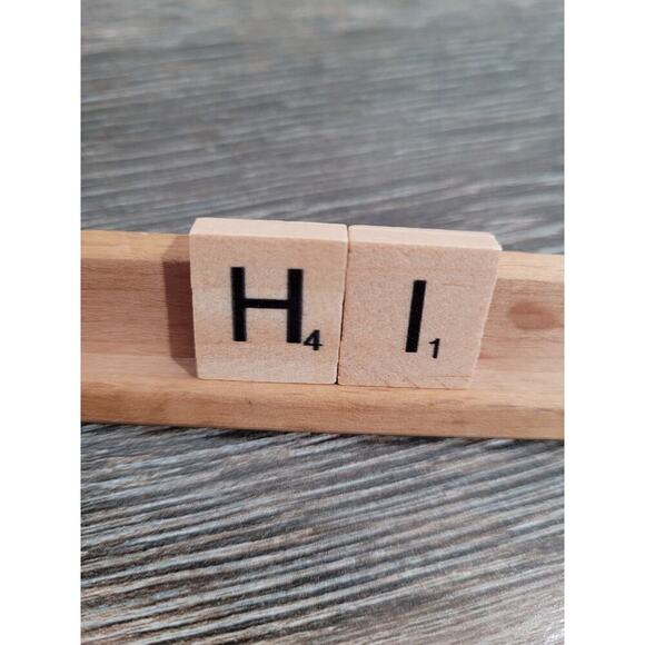 Scrabble Stand and Letter Pieces‎ set Home Decor Tier Tray #8 - Picture 2 of 2